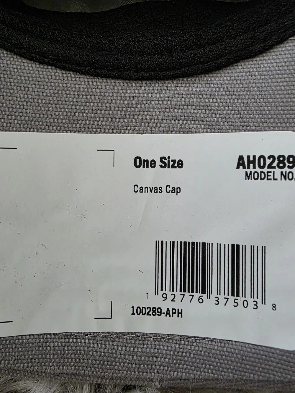 Carhartt Odessa Canvas Patch Logo Baseball Cap Blue Gray